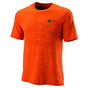 Wilson T-Shirt Uomo Poliestere Riciclato Cotone Biologico