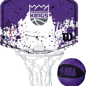 Wilson Mini Hoop NBA Sacramento Kings Canestro Basket Nero-0