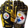 Guanti Football Wilson NFL Super Grip Pittsburgh Steelers-2