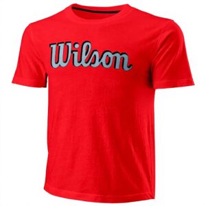 T-Shirt sportiva Wilson Script Eco CTN Uomo sostenibile
