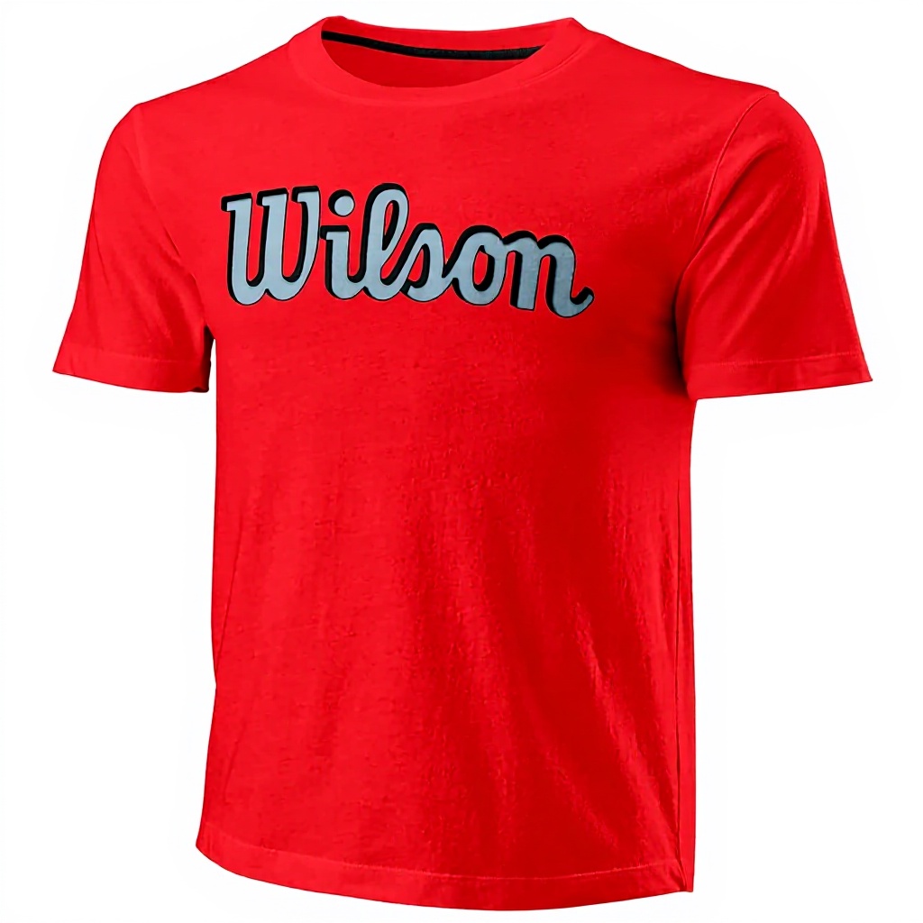 T-Shirt sportiva Wilson Script Eco CTN Uomo sostenibile