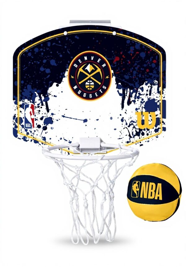 Wilson Minicanestro NBA Denver Nuggets plastica portatile