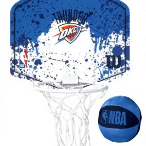 Wilson Mini Hoop NBA Basket Oklahoma City Thunder Nero