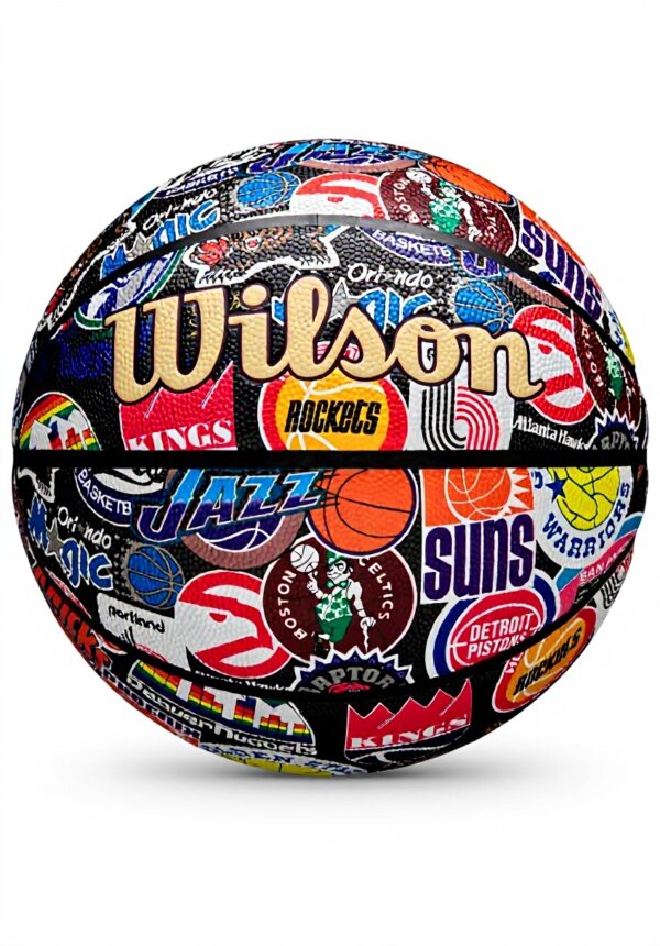 Pallone da Basket Wilson Retrò NBA Dual Depth Pure Feel