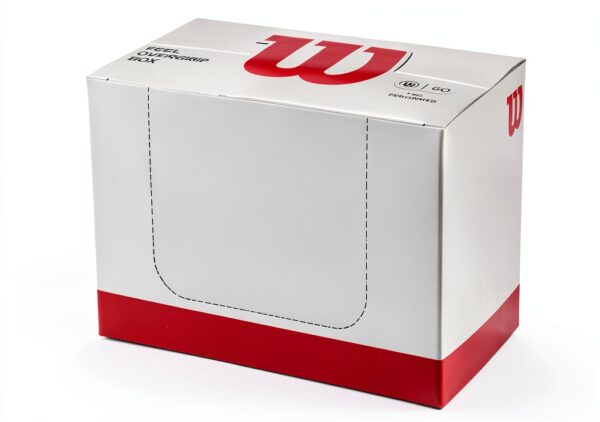 Wilson Overgrip Tennis perforato bianco confezione 60 pezzi-2