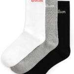 Calzini sportivi Wilson performanti traspiranti multicolore-0