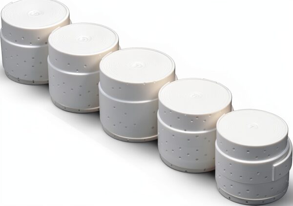 Wilson Overgrip Tennis perforato bianco confezione 60 pezzi-1