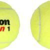 Palline da tennis Wilson US Open gialle feltro professionale-1