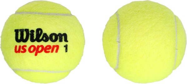 Palline da tennis Wilson US Open gialle feltro professionale-1